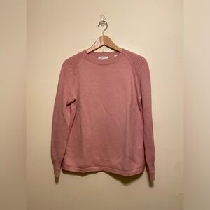 Vince Cotton Pink Knit Sweater. Size XS